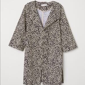 H&M Animal Print Lightweight Coat